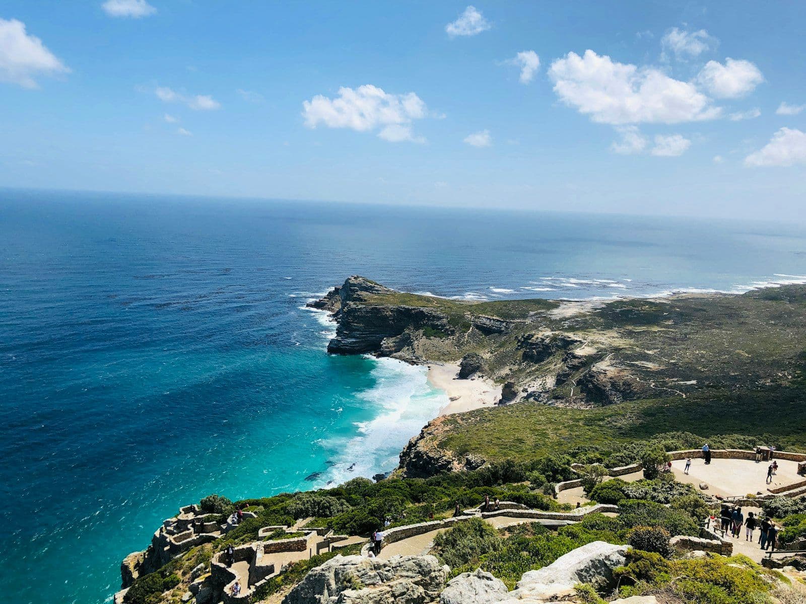Costa rochosa do Cabo da Boa Esperança, na África do Sul