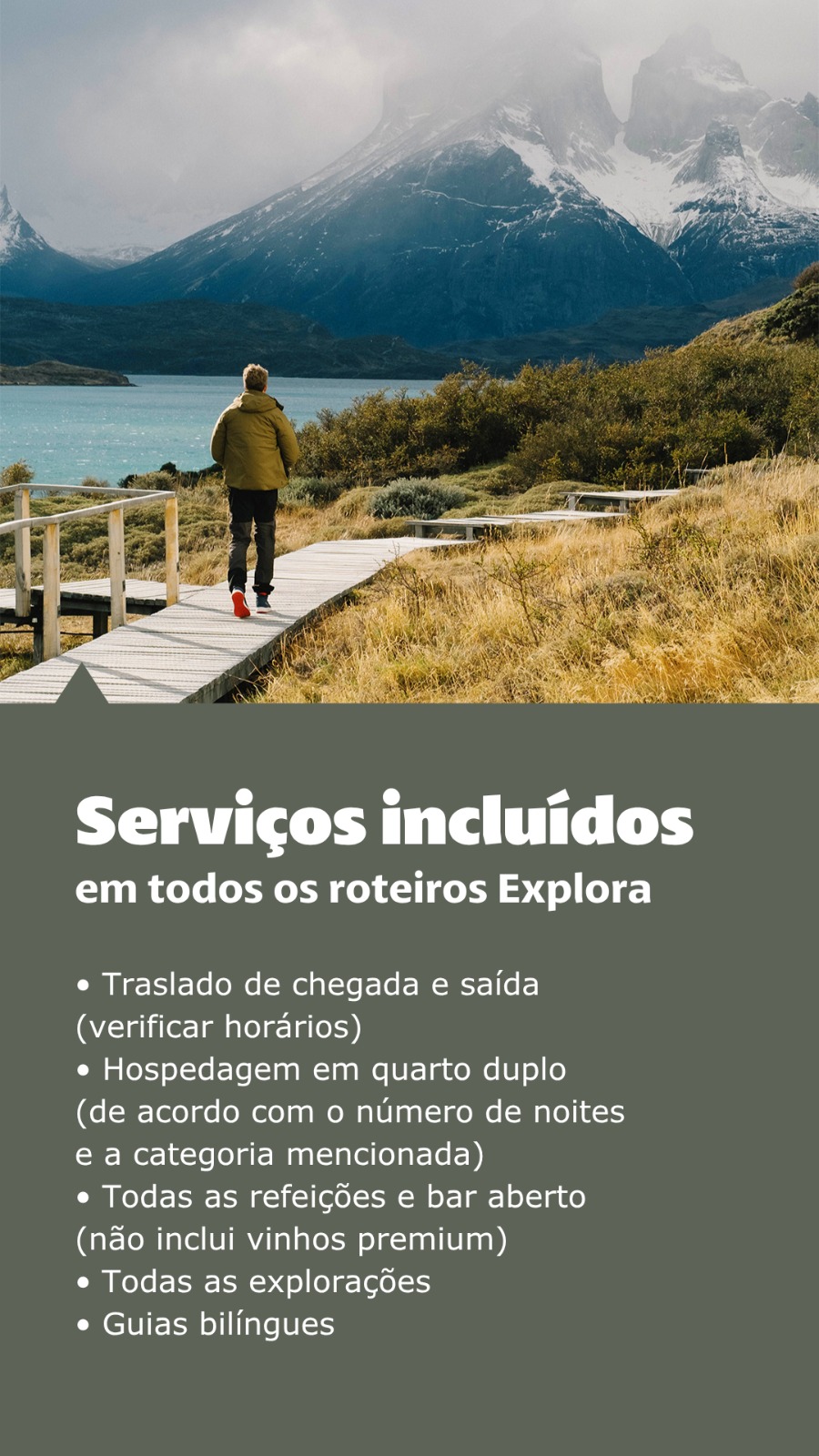Caminhada na Patagônia